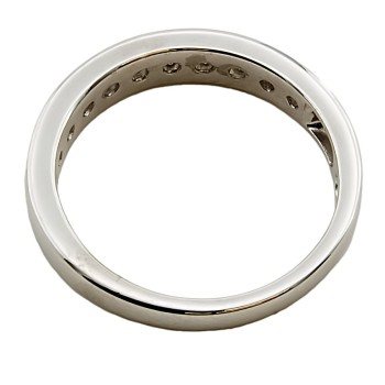 18ct White Gold Diamond 0.50cts Half Eternity Ring size N